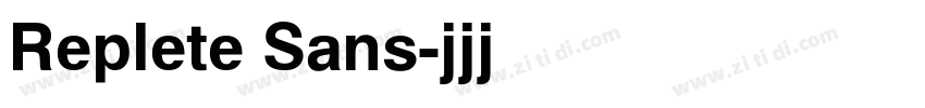 Replete Sans字体转换